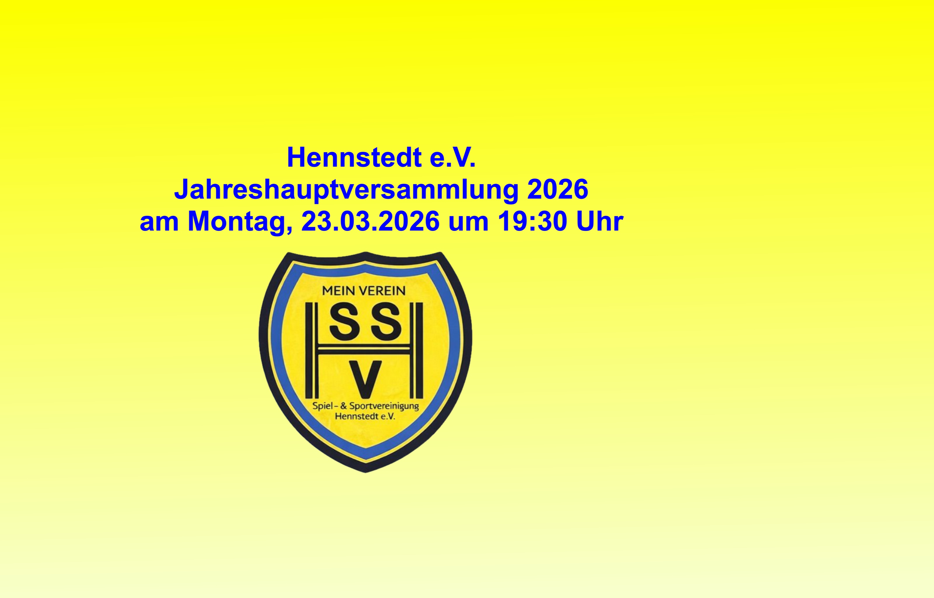 Jahreshauptversammlung 2025